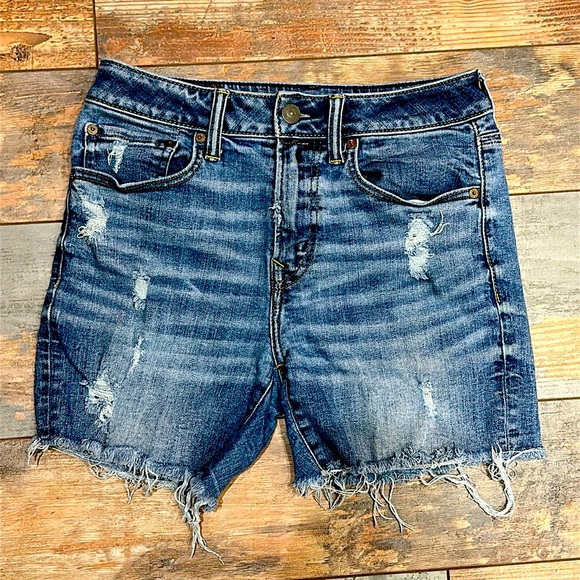 Men’s American Eagle Distressed Jean Shorts - Picture 1 of 4